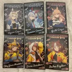 未開封　ウマ娘 キャラクターカード　6枚セット 全6種 コンプリート 即購入OK