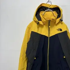 ノースフェイス ナイロンジャケット パーカー 刺繍ロゴ 古着