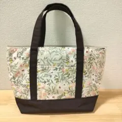 【ハンドメイド】ミニトートバッグ　お弁当箱入れ・お出かけ用・サブバッグにも