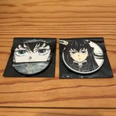 鬼滅の刃　柱展　霞柱　時透無一郎　マット缶バッジ