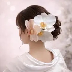 ♡ 胡蝶蘭髪飾り♡ ヘッドパーツ3本セット 1本～購入可 Flo-h.15