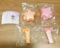 アイドルペンライト〜プリンセススター〜 ピンク　オレンジ カプセルトイ2個セット