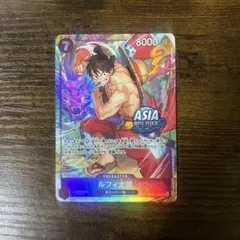 ルフィ太郎 プロモカード ワンピースカードゲーム アジア版 プロモカードasia ルフィ太郎 asia レア プロモ ワンピースカード アジア版ONE PIECE