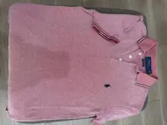 POLO Ralph Lauren 赤 ストライプ襟 ポロシャツ