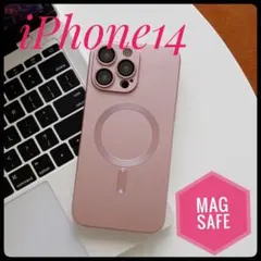 iPhone14 スマホケース　ピンク　MAG SAFE対応　携帯カバー　新品