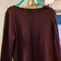 Reflect バーガンディ リブニット 9号