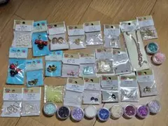 ディズニー ミッキー チャーム ビーズ　レジン　セット 約30点