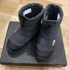 ノースフェイス　キッズ　スノーブーツ　ウールブラック　21センチ