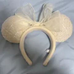 ディズニー カチューシャ ミニー ツイード