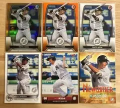 池田来翔　千葉ロッテ　BOWMAN RC 6枚セットのサムネイル