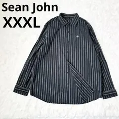 00s Sean John ストライプシャツ XXXL ビッグ HIPHOP
