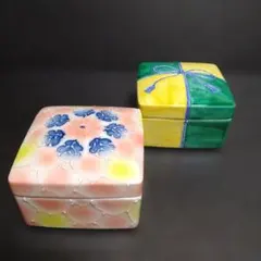 新品 有田焼 文山窯 陶箱2個 お祝い 縁起物 - メルカリ