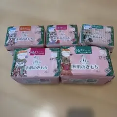 エリス 素肌の気持ち 5点セット多い昼〜特に多い日用 羽つき 新品 ヒグチユウコ