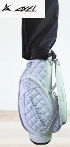 送料無料/美品AXEL Golf Collection キャディバッグ ホワイトのサムネイル