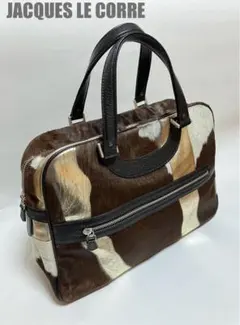 【JACQUES LE CORRE 】ジャックルコーリスボンハラコ ハンドバッグ