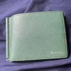 x*0様 Paul Smith グリーン レザー マネークリップ