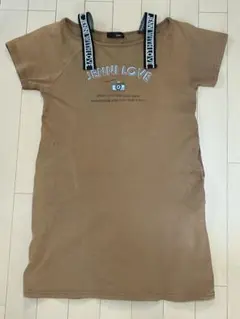 【即購入OK】JENNI LOVE 半袖Tシャツワンピース 140cmブラウン