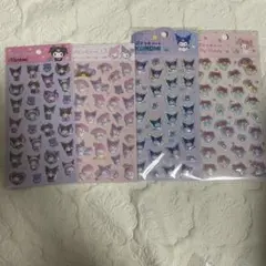 【匿名配送】4点セット　ダイソー DAISO ぷくっとシール サンリオ　入手困難