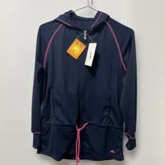 フード付きネイビーラッシュガード