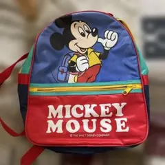 レトロデザイン　最終値下げ希少　ミッキーマウス　リュックのサムネイル