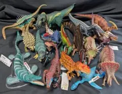 ティラノサウルス他（シュライヒ）恐竜フィギュア未使用品タグ付16体セット