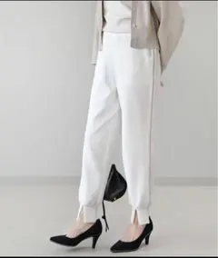 Bou jeloud ジャガーパンツ裾スリット 38