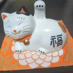有田焼 猫の貯金箱 吉澤深雪 灰色 - メルカリ