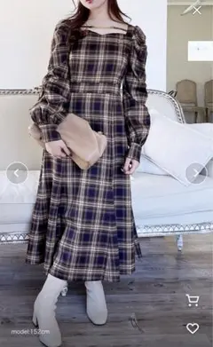 フロントチェーンマーメイドワンピース