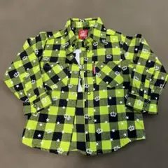 BABY DOLL チェック柄長袖シャツ 100cm