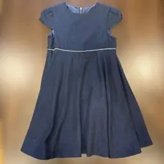 タルティーヌエショコラ　ネイビーラメワンピース　130