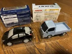 トヨタ　ダイハツ　フルバックオリジナル ミニカー 2台セット未使用のサムネイル