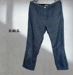 D.M.G. ドミンゴ スウェット イージー デニム パンツ アンカーボタン Mのサムネイル
