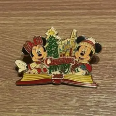 ディズニーランド クリスマス2015 ピンバッジ ミッキー ミニー TDLのサムネイル