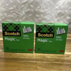 3M スコッチ メンディングテープ 2巻セット 19mm×32.9m 新品