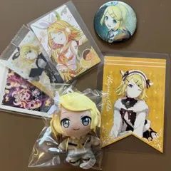 プロセカ 鏡音リン グッズ4点セット 缶バッジ ぷちぬい プロセカ