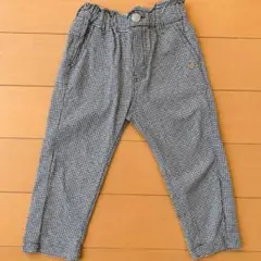 千鳥格子柄 ロングパンツ キッズ