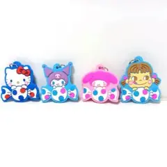 PEKO　✕　サンリオキャラクターズ　ぷっくりめじるしアクセサリー　ガシャポン