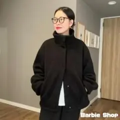 しまむら シープ調 ボアスタンドブルゾン ammy アミー コラボ