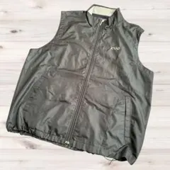 【LL】ゼクシオ ナイロンベスト ゴルフウェア アイボリー