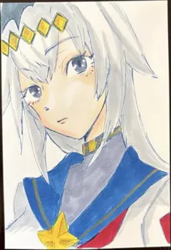 ファンアート 一点物 アナログ 手描きイラストNo.2 - メルカリ