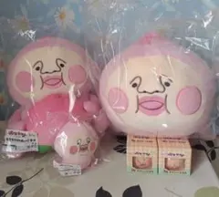 キャラ福くじ こびとづかん カクレモモジリ ぬいぐるみおまとめセットのサムネイル