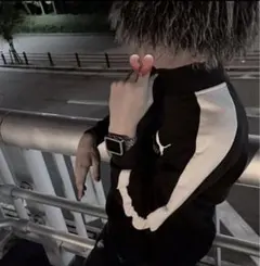 Puma ジャージ ブラック/ホワイト