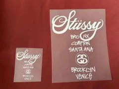Stüssy アイロンプリントシート 2枚セット