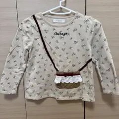 花柄プリント 長袖カットソー 120