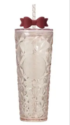 スターバックス ホリデー2025コールドカップタンブラーリボン710ml