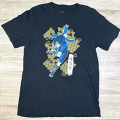 NARUTO ナルト Tシャツ うちはサスケ ブラック アニメ 古着 M 黒