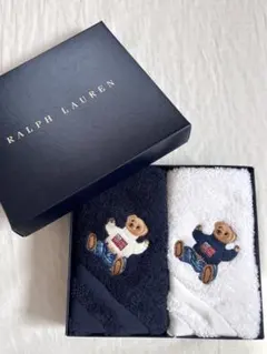 ポロ　ラルフローレン　ポロラルフローレン　ハンカチ　ベア　くま　2枚セット