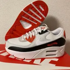 新品 25cm ナイキ エア マックス90 LV8 ホワイト ブラック 厚底