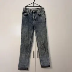 TOPSHOP MOTO ケミカルウォッシュ デニムパンツ W25のサムネイル