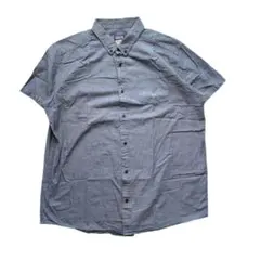 パタゴニア 半袖シャツ シャンブレー グレー 無地 XXLサイズ 54120
